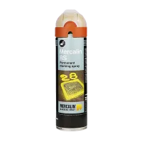 Markierungsspray, Allwetter, orange, 500ml, Mercalin