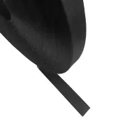 Klettband BTB, 12,7 mm, schwarz, Rolle 22,9 m, Velcro