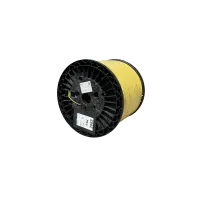 Optipack Innenkabel, LSZH, CPR B2ca, 12-fach, 1x12F, SM, G.657A2, 250um, 4.0mm, gelb, Huber+Suhner