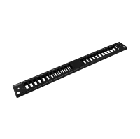 Frontplatte Patchpanel LWL, 1HE, 24× SC Duplex, 19 Zoll, schwarz, Fibrain