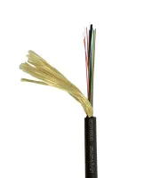 Schleppkettenkabel, 12-fach, OM3, 250um, 13.0mm, PUR, schwarz