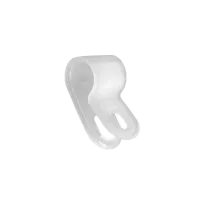 P-Clip-Halterung, 6,3 mm, Clipstärke 1,3 mm, naturfarben, Beutel à 100 Stück, Maunt