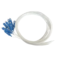 Pigtail-Set 12-teilig, SM, SC/PC, weiß, 2m