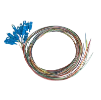 Pigtail-Set 12-teilig, SM, SC/PC, farbig, 2m