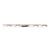 Lineal, 1m, weiß
