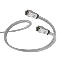Montage Sucoflex 126E, SMA-Stecker gerade-SMA-Stecker gerade, 1.0m, Huber+Suhner