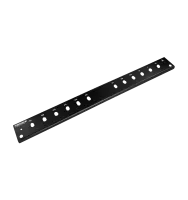 Frontplatte Patchpanel LWL, 1HE, 12× ST, 19 Zoll, schwarz, Fibrain