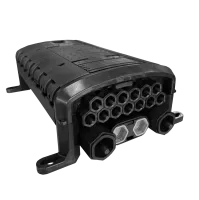 Spleissmuffe BPEO 1.5 FDP, leer, 13x 3.5-9.5mm, 4x 5-18mm, 12x Spleisskassetten, 1x Halter, Corning