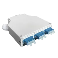 DIN-Schiene, 6-Fach, SM, SC/PC, duplex, komplett