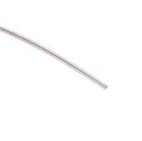HDPE-Schlauch, 14/10mm, transparent mit rotem Streifen