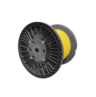 Optipack Innenkabel, LSZH, CPR B2ca, 48-fach, 4x12F, SM, G.657A2, 250um, 6.6mm, gelb, Huber+Suhner