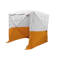 Spleißzelt, orange, 2,0 × 2,0 × 1,9 m