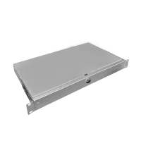 Patchpanel LWL, für Rohre, 1HE, leer, 19 Zoll, grau, Fibrain