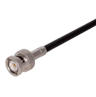 Stecker, gerade, 50 Ohm, BNC/Stecker, Huber+Suhner (11 BNC-50-4-29/133NE)