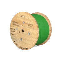 DAC-Kabel innen/außen, D-DAC, LSZH, CPR Dca, 2-fach, SM, G.657A1, 250um, 6,1mm, grün (Delta Fiber NL)