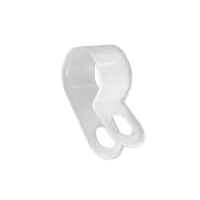 P-Clip-Halterung, 3/8 Zoll, Clipstärke 1,4mm, transparent, Beutel 100 Stück