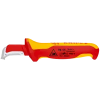 Kabelmesser, mit Gleitschuh, 180mm, VDE, Knipex