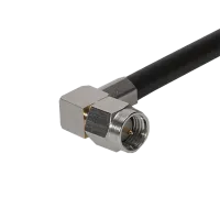 Stecker, gewinkelt, 50 Ohm, SMA/Stecker, Huber+Suhner (16 SMA-50-4-77/133NE)