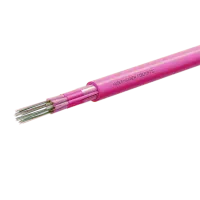 Optipack Innenkabel, LSZH, CPR B2ca, 96-fach, 8x12F, OM4, 250um, 9.6mm, Heather Violet, Huber+Suhner