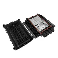 Spleissmuffe BPEO S1, 4x Kabeleinführung, 12x Spleisskassetten, Corning