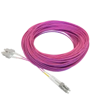 Patchkabel duplex OM4, LC/PC-SC/PC, 1,8mm, 25m