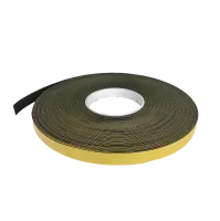 Schaumstoffband, 15x1mm, Rolle 30m, schwarz
